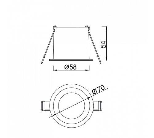 Встраиваемый светильник Mantra MALT 9234
