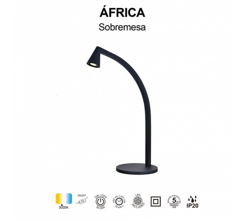 Настольная лампа декоративная Mantra Africa 9415