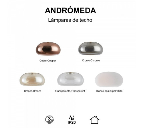 Плафон стеклянный Mantra Andromeda 9459