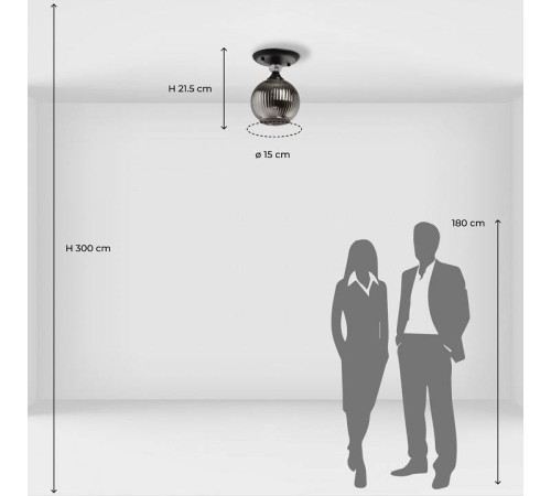 Накладной светильник De City Семья 81 112013201