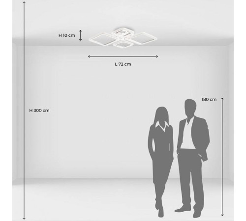 Потолочная люстра De City Мадлен 15 424018304