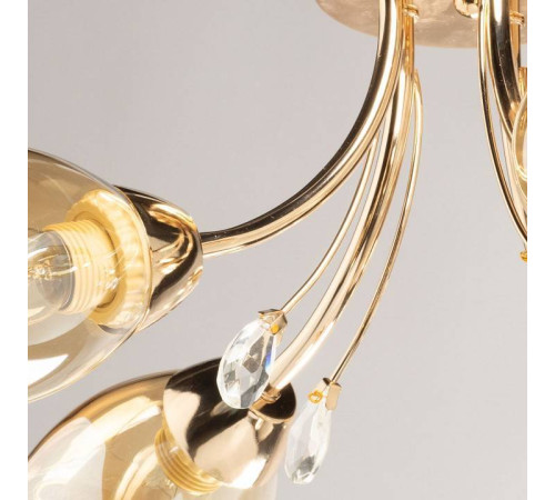 Люстра на штанге De City Нежность 5x60 Вт E27 676017305