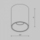 Накладной светильник Maytoni Alfa LED C064CL-8W3K-RD-WB