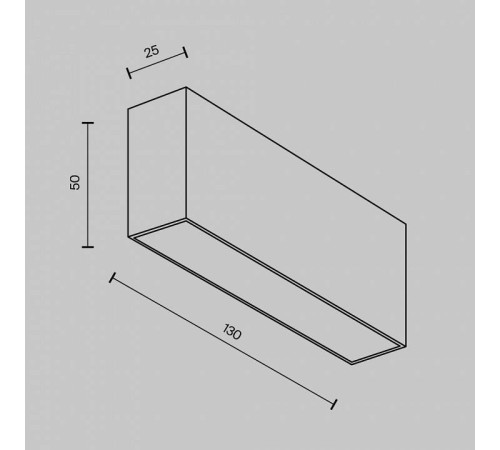 Накладной светильник Maytoni Basis C068CL-12W3-6K-B