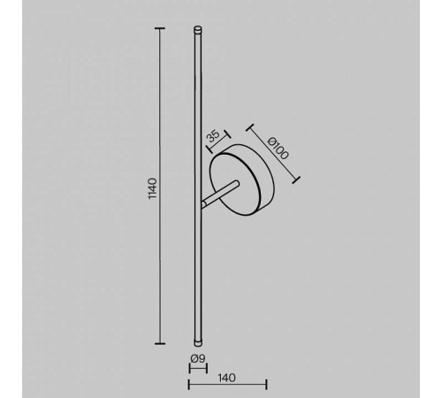 Бра Maytoni Elegant C084WL-L18BS2.7K