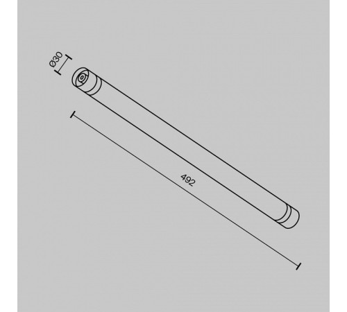 Соединитель линейный Maytoni CA011-L500-B