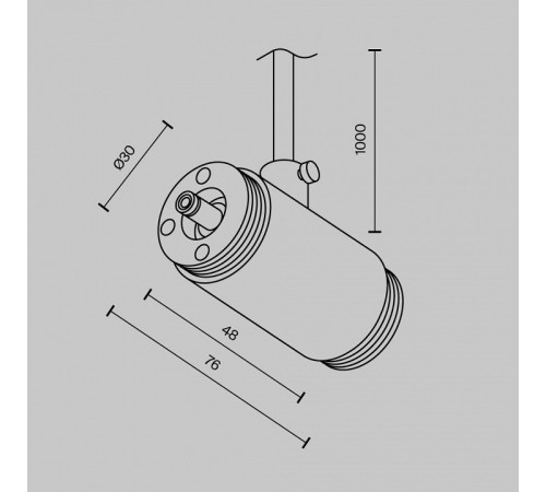 Токопровод концевой Maytoni CA013IC-P-B