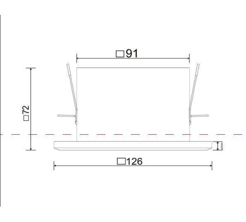 Встраиваемый светильник Maytoni Metal Modern DL008-2-01-B
