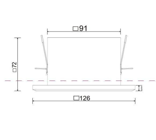 Встраиваемый светильник Maytoni Metal Modern DL008-2-01-W
