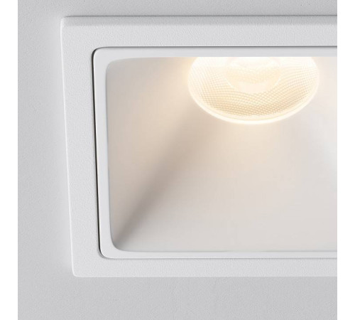 Встраиваемый светильник Maytoni Alfa LED DL043-01-10W3K-SQ-W-1
