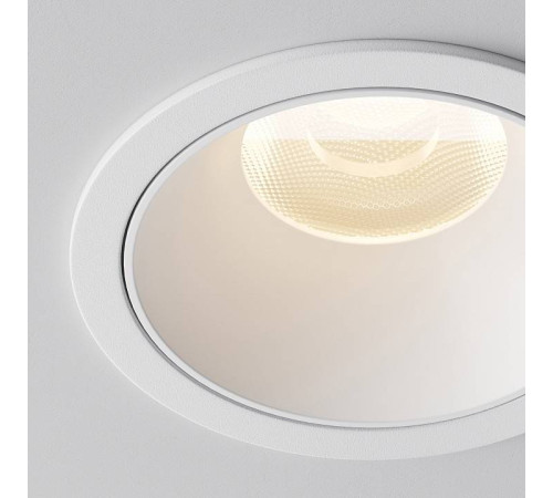 Встраиваемый светильник Maytoni Alfa LED 15 Вт 3000 K белый DL043-01-15W3K-RD-W-1