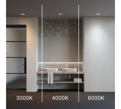 Встраиваемый светильник Maytoni Okno DL056-18W3-4-6K-B