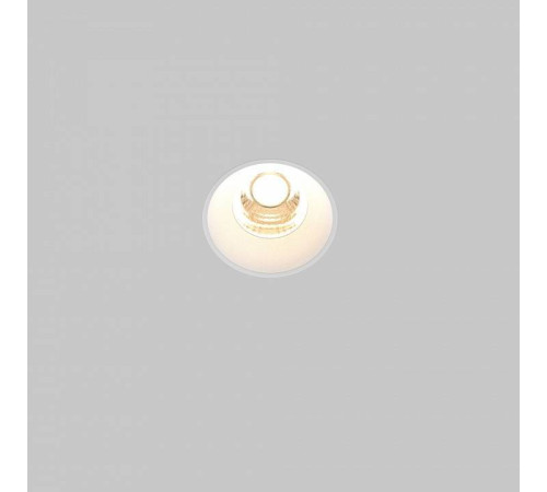 Встраиваемый светильник Maytoni Round DL058-7W3K-TRS-W