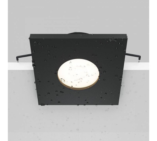 Встраиваемый светильник Maytoni Stark GU10 квадратный DL083-01-GU10-SQ-B