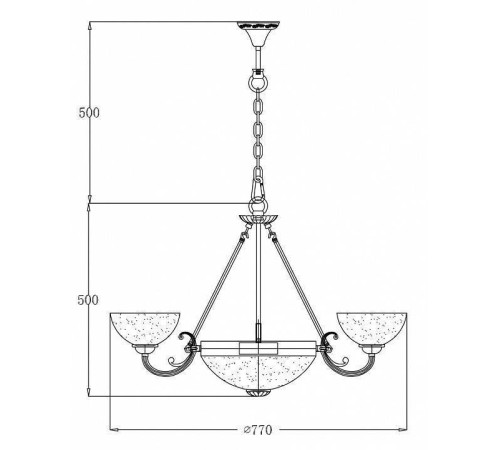 Потолочная люстра Freya Herbert FR2012-PL-06-BZ