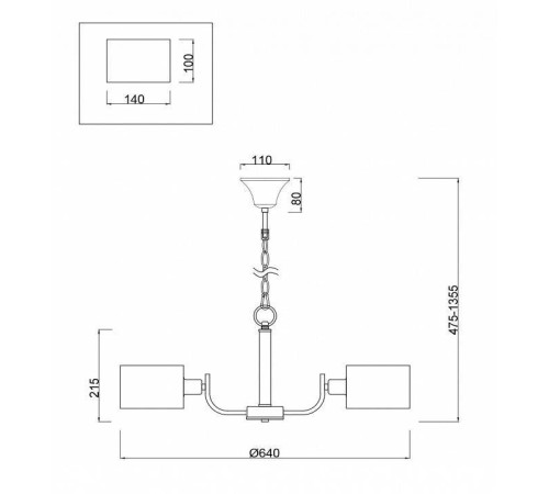 Подвесная люстра Freya Anita FR5012PL-05CH