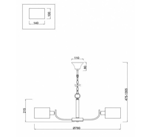 Подвесная люстра Freya Anita 8 ламп FR5012PL-08CH