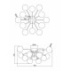 Потолочная люстра Freya Alexis FR5120CL-12G
