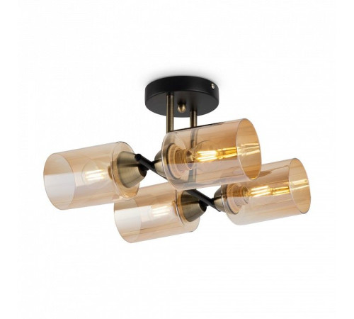 Люстра на штанге Freya Glow 4 лампы FR5129PL-04B