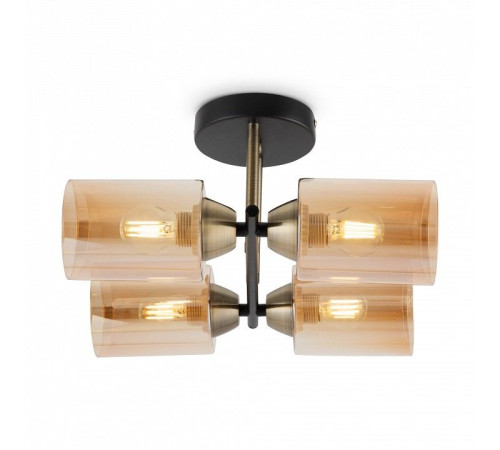 Люстра на штанге Freya Glow 4 лампы FR5129PL-04B