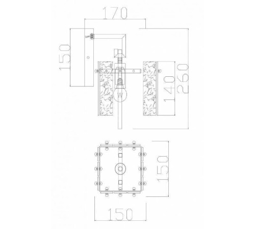 Бра Freya Basilica FR5166WL-01BS