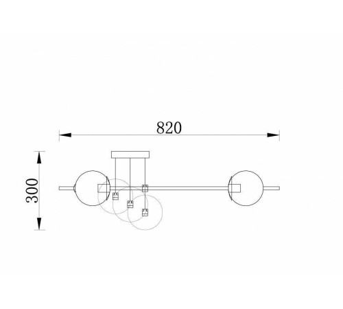 Потолочная люстра Freya Damask FR5205PL-08BS