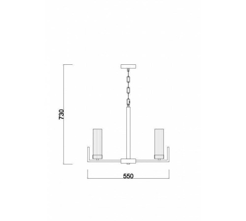 Подвесная люстра Freya Adeline FR5214PL-05BS