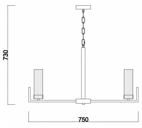 Подвесная люстра Freya Adeline FR5214PL-08CH