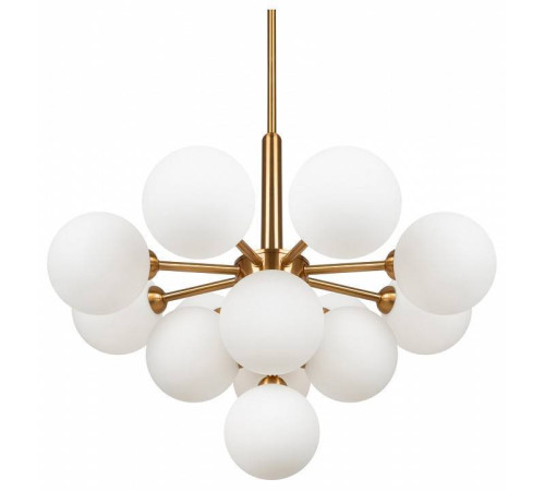 Люстра на штанге Freya Inversion 13 ламп FR5233PL-13BS