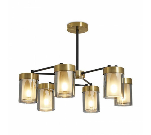 Люстра на штанге Freya Lora FR5432PL-06BBS