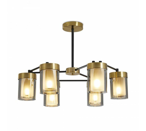 Люстра на штанге Freya Lora FR5432PL-06BBS