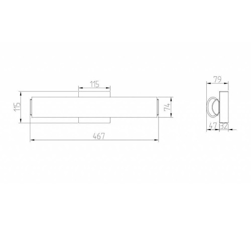 Бра Maytoni Gelo MIR073WL-L14CH4K