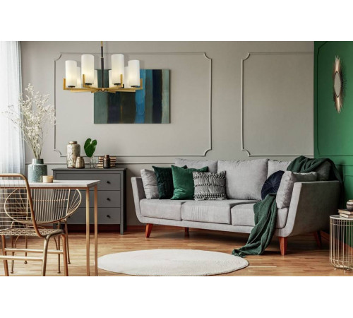 Люстра на штанге Maytoni Fortano MOD089PL-08BS