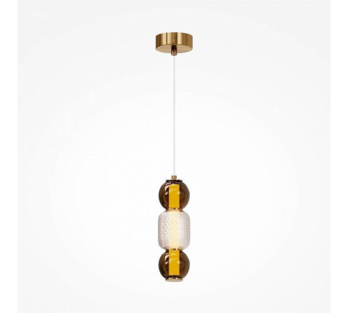 Подвесной светодиодный светильник Maytoni Drop MOD273PL-L16G3K