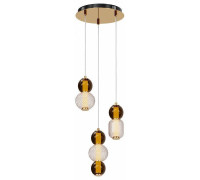 Подвесная люстра Maytoni Drop LED 33 Вт 3000K Золото MOD273PL-L33G3K