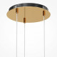 Подвесная люстра Maytoni Drop LED 33 Вт 3000K Золото MOD273PL-L33G3K