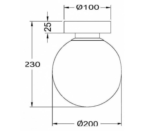 Накладной светильник Maytoni Basic form MOD321WL-01B1