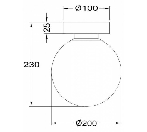 Накладной светильник Maytoni Basic form MOD321WL-01G3