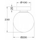 Накладной светильник Maytoni Basic form MOD321WL-01G3