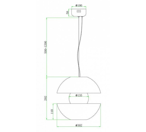 Подвесной светильник Maytoni Rebel MOD322PL-L6B3K