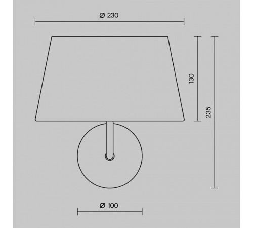 Бра Maytoni MOD360WL-01BS