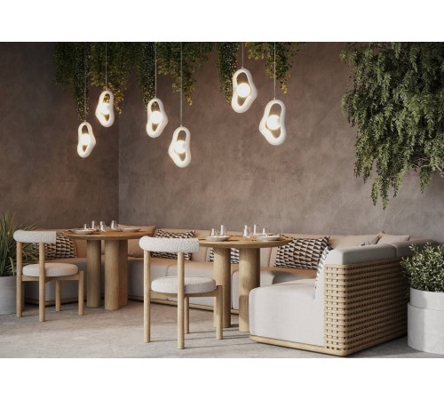 Подвесной светильник Maytoni Opus 1xE27 белый MOD380PL-01W