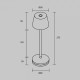 Настольная лампа декоративная Maytoni Nook MOD494RL-L1BSK