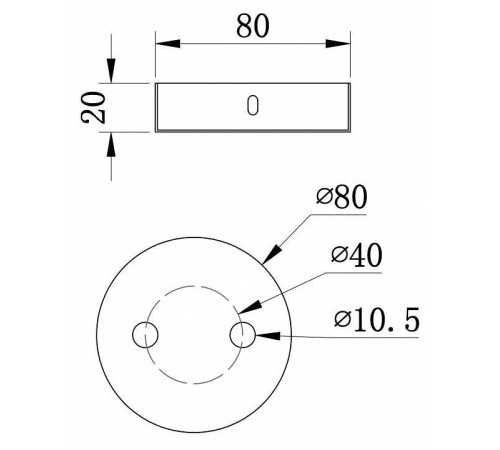 Основание Maytoni Universal base SPR-BASE-R-02-B