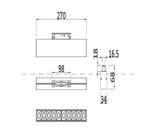 Накладной светильник Maytoni Points TR014-2-20W4K-W