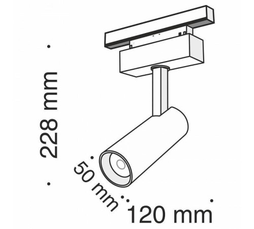 Светильник на штанге Maytoni Focus LED TR019-2-10W3K-B
