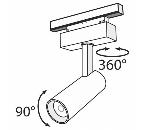 Светильник на штанге Maytoni Focus LED TR019-2-10W3K-B