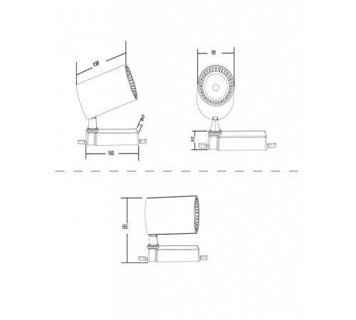 Светильник на штанге Maytoni Vuoro TR029-3-30W3K-W