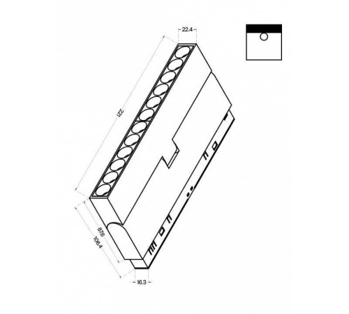 Накладной светильник Maytoni Points rot TR033-2-12W3K-B