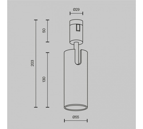 Трековый светильник Focus Led TR144-1-12W4K-W-PT